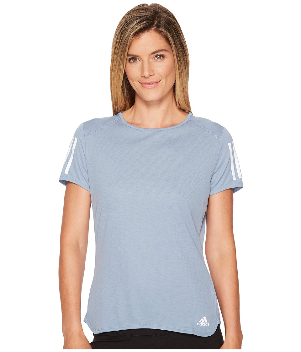 adidas Response Short Sleeve Tee (Raw Grey) Women