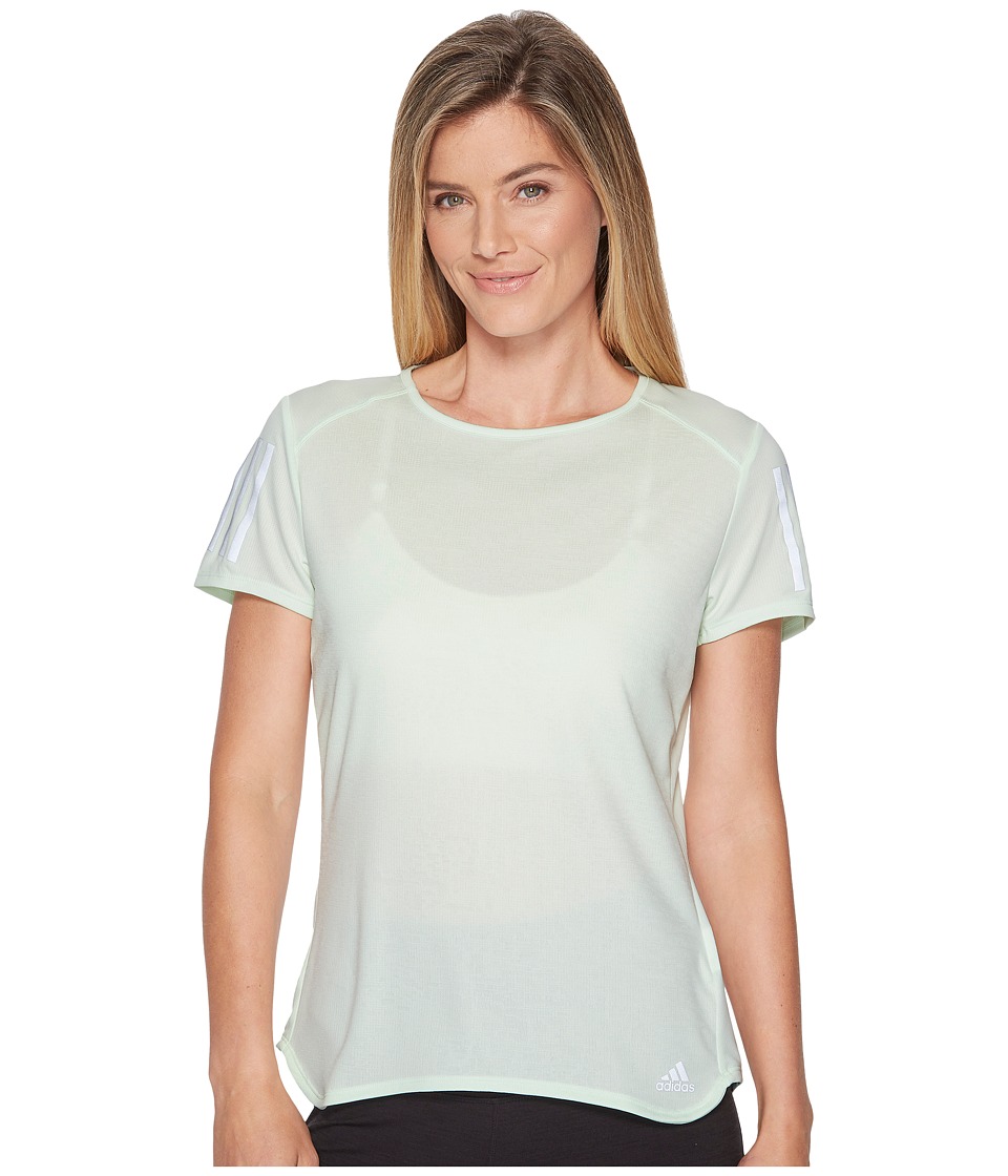 adidas Response Short Sleeve Tee (Aero Green) Women