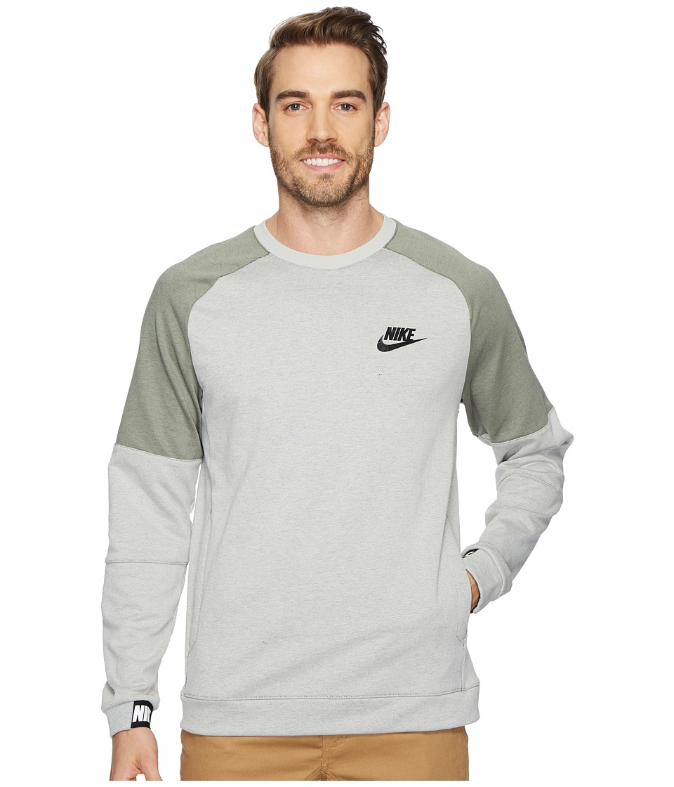 Nike Sportswear Advance 15 Crew (Light Bone/Black/Dark Stucco/Black) Men