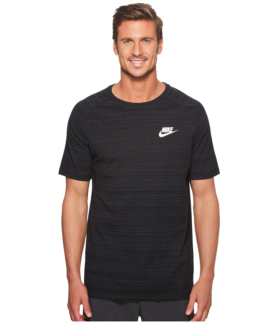 Nike Sportswear Advance 15 Top (Black/Heather/White) Men