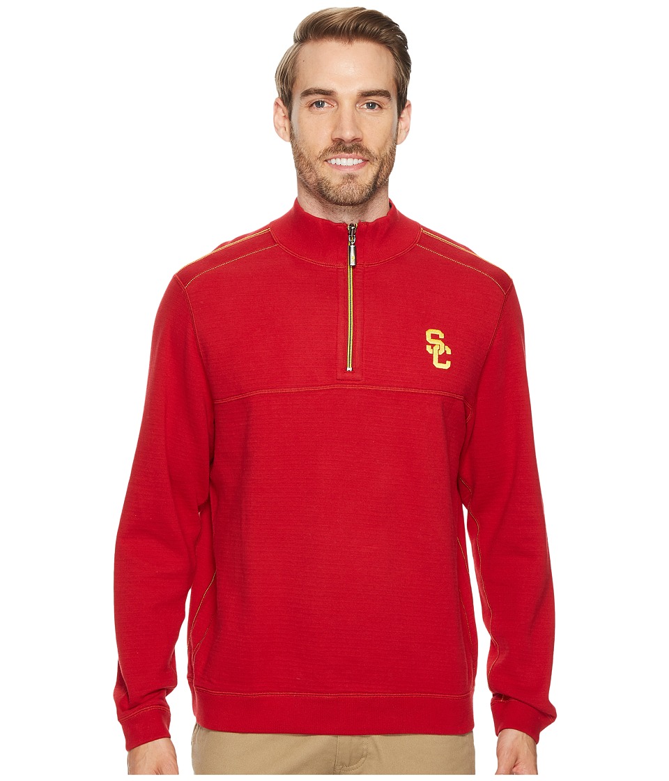 Tommy Bahama USC Trojans Collegiate Campus Flip Sweater (University of Southern California) Men