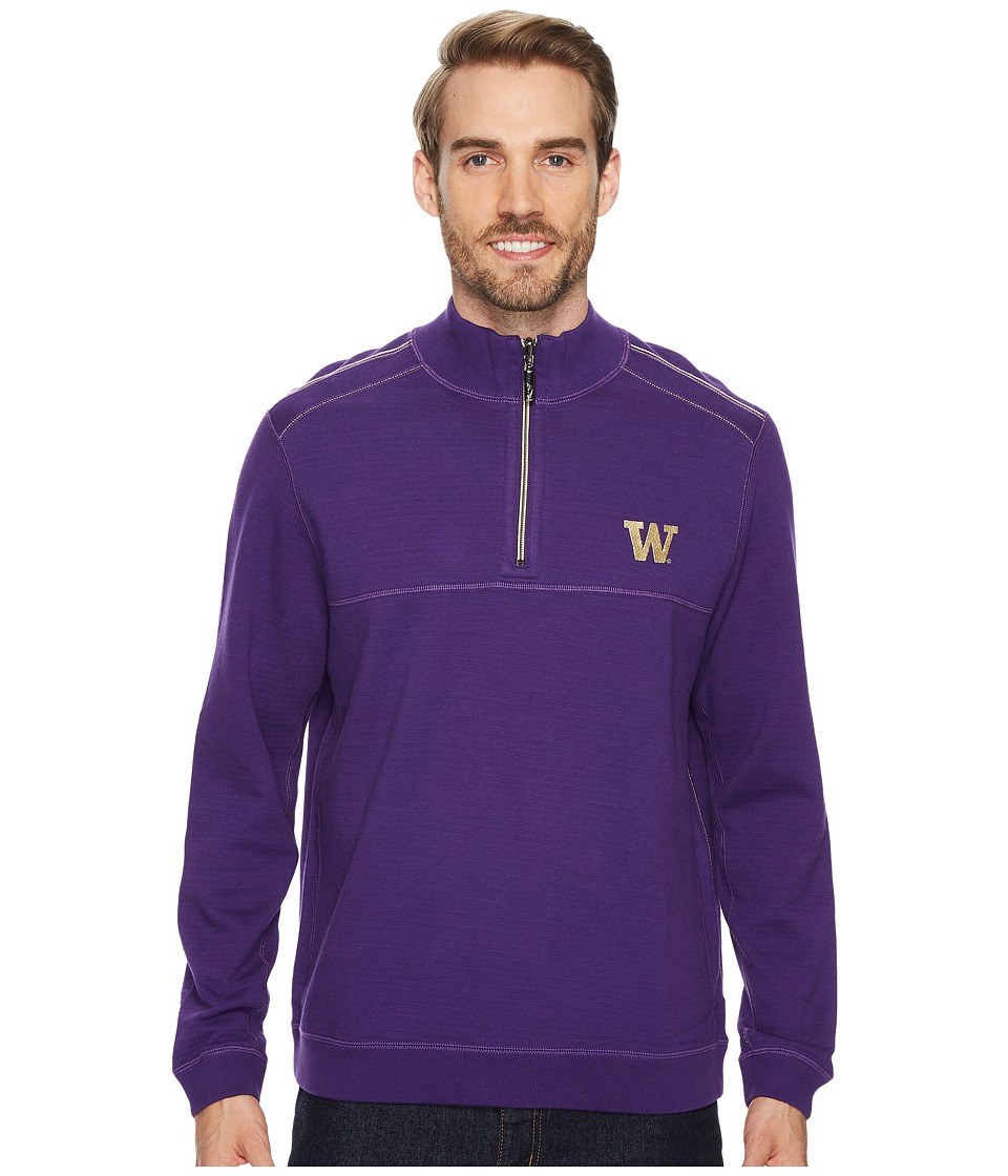 Tommy Bahama Washington Huskies Collegiate Campus Flip Sweater (University of Washington) Men