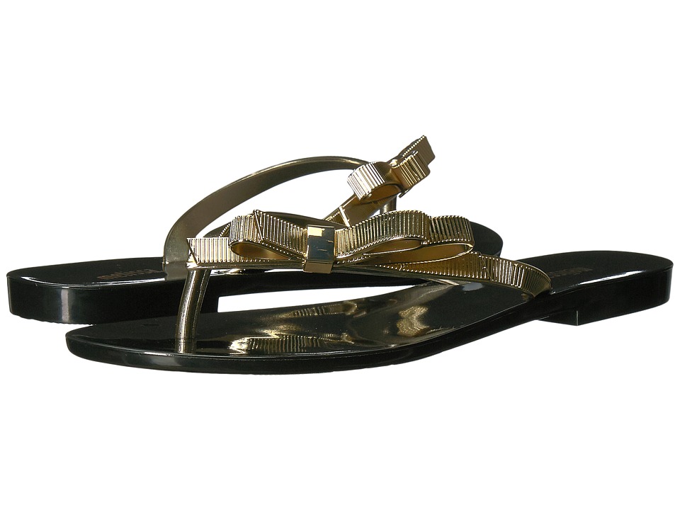 Melissa Shoes Harmonic Chrome (Black/Gold) Women
