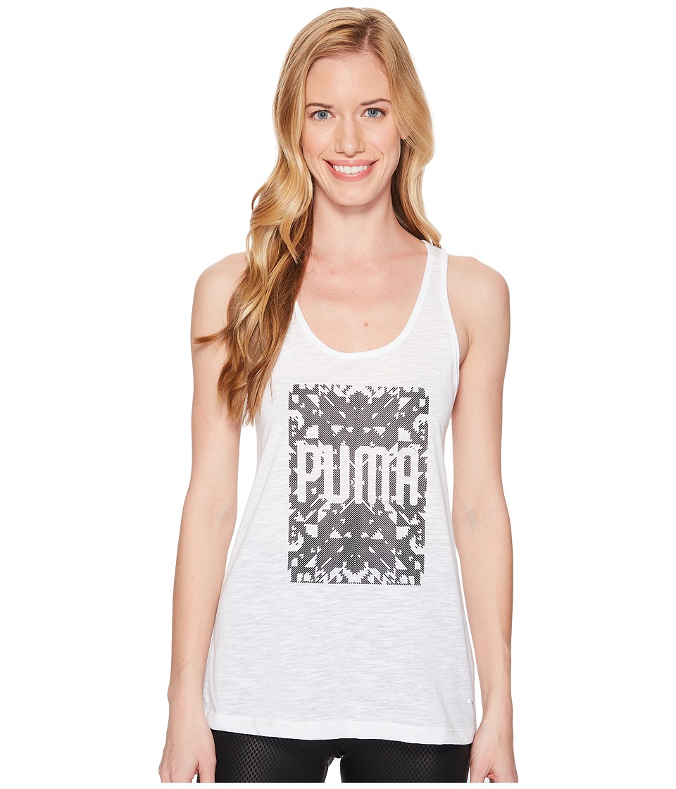 PUMA Essential Dri-Release Tank Top (Pume White Heather) Women