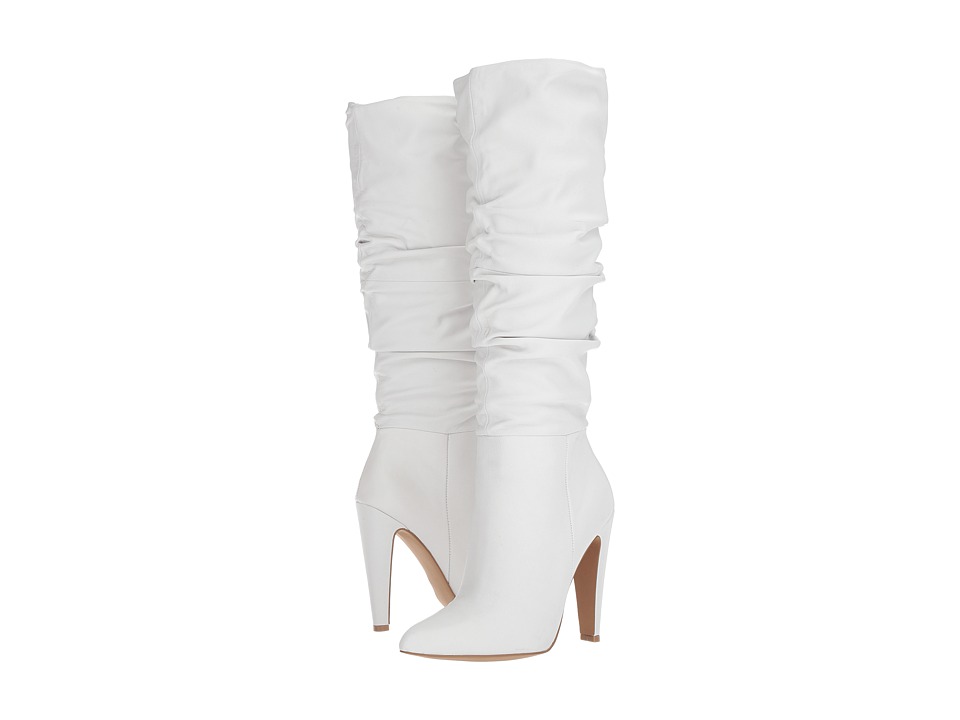 Steve Madden Carrie (White Leather) Women
