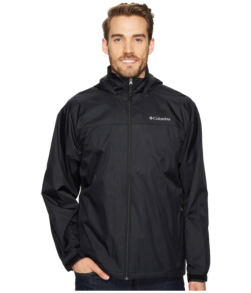 Columbia Glennaker Lake Lined Rain Jacket (Black) Men