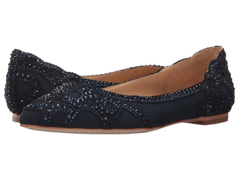 Badgley Mischka Gigi (Midnight Blue Kid Suede) Women