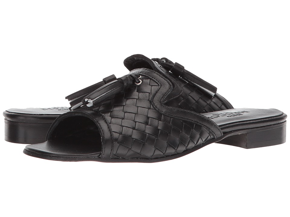 Sesto Meucci Gabbey (Black Nappa/White/Black Tassels) Women