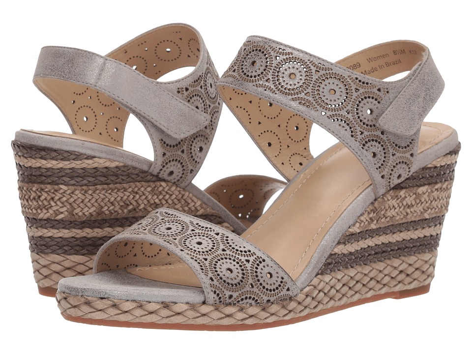 Johnston & Murphy Georgiana (Pewter Metallic Leather) Women