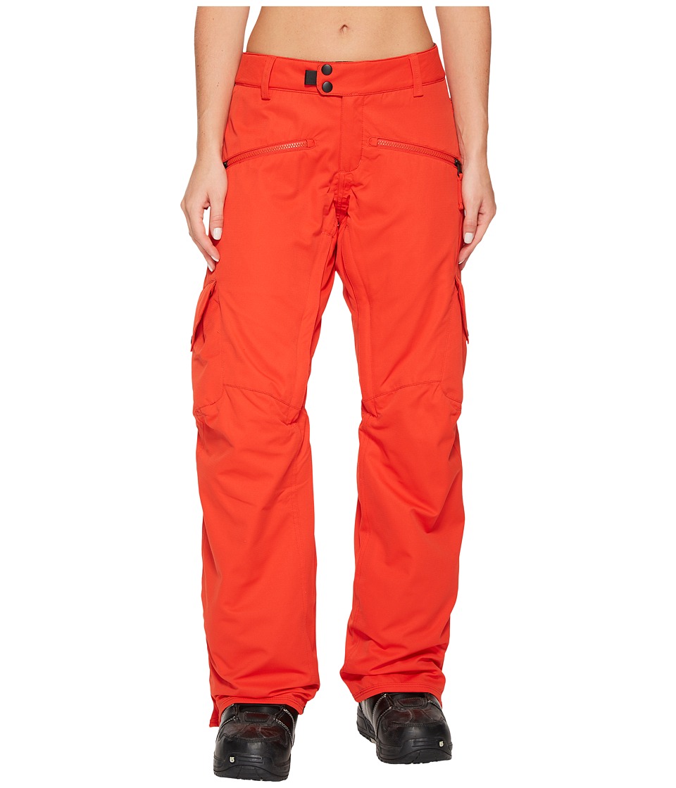 686 Mistress Insulated Cargo Pants (Lava) Women