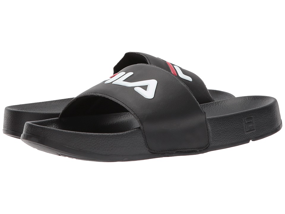 UPC 791271029042 product image for Fila - Drifter (Black/Fila Red/White) Men's Shoes | upcitemdb.com