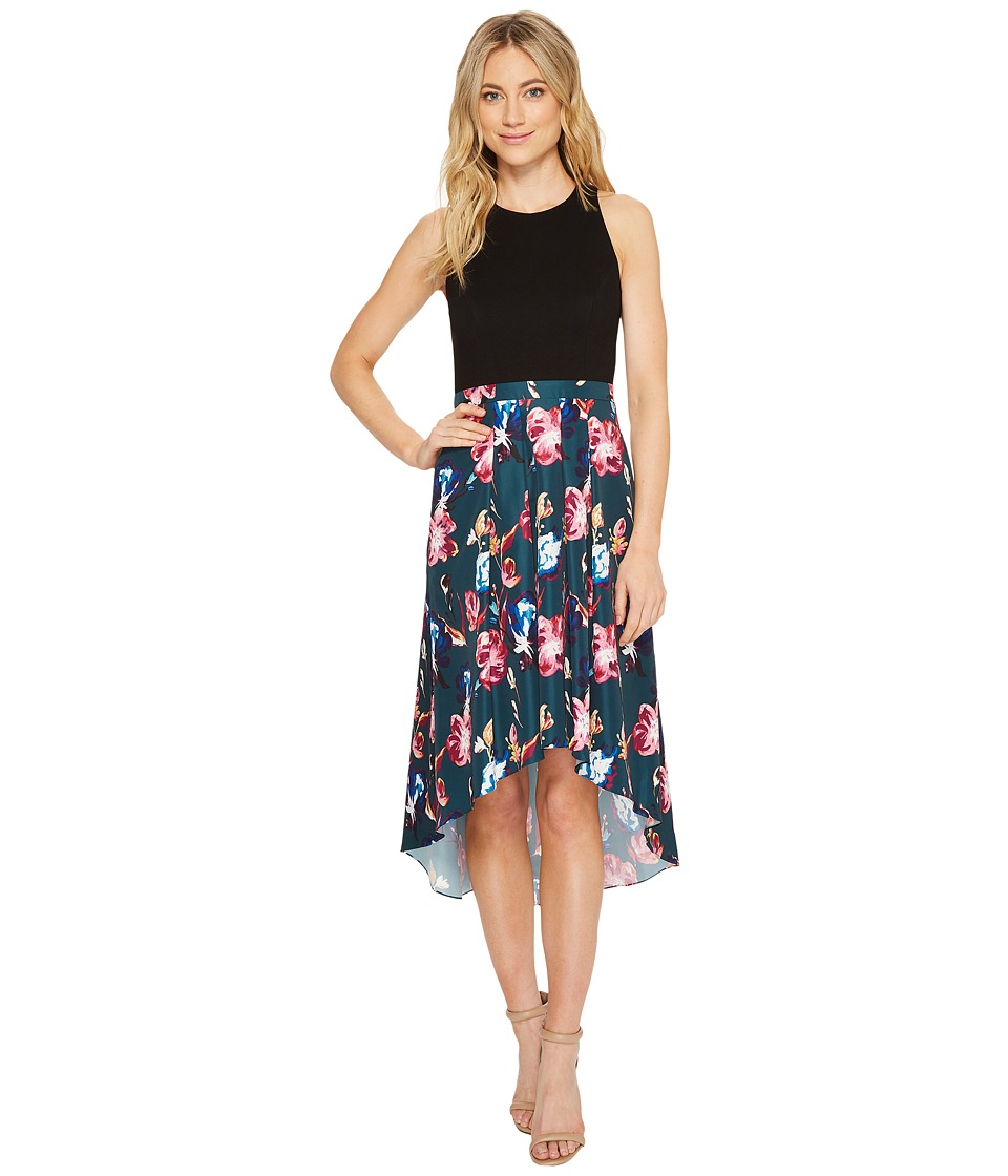 Aidan Mattox Printed Taffeta Cocktail Pink Multi Dress Aidan Mattox Printed Taffeta Cocktail Pink Multi Dress
