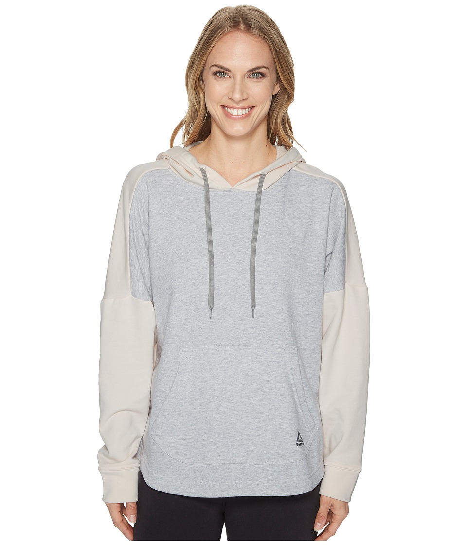 Reebok French Terry Long Sleeve Cover-Up (Pale Pink) Women