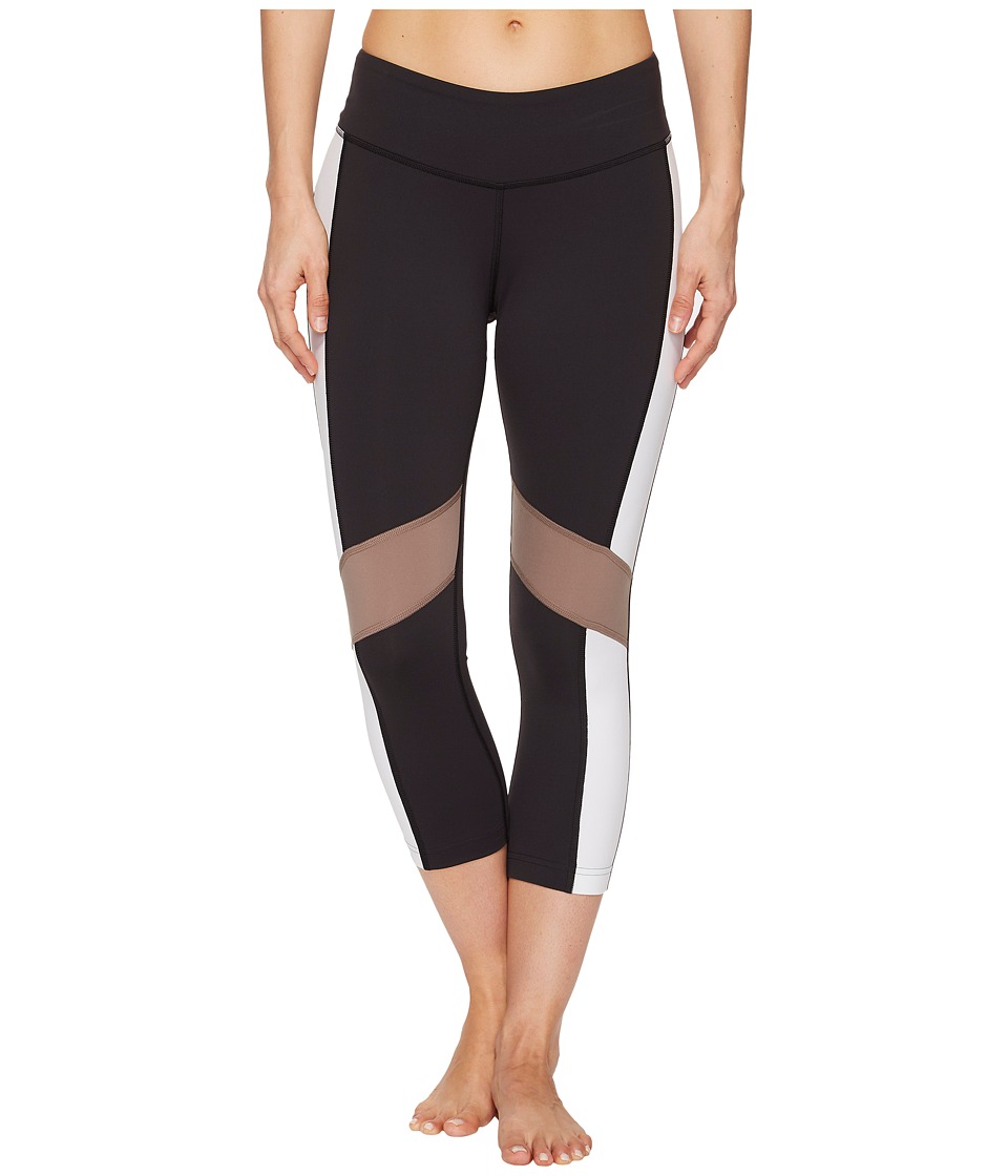 Reebok Lux 3/4 Tights Color Block (Black) Women