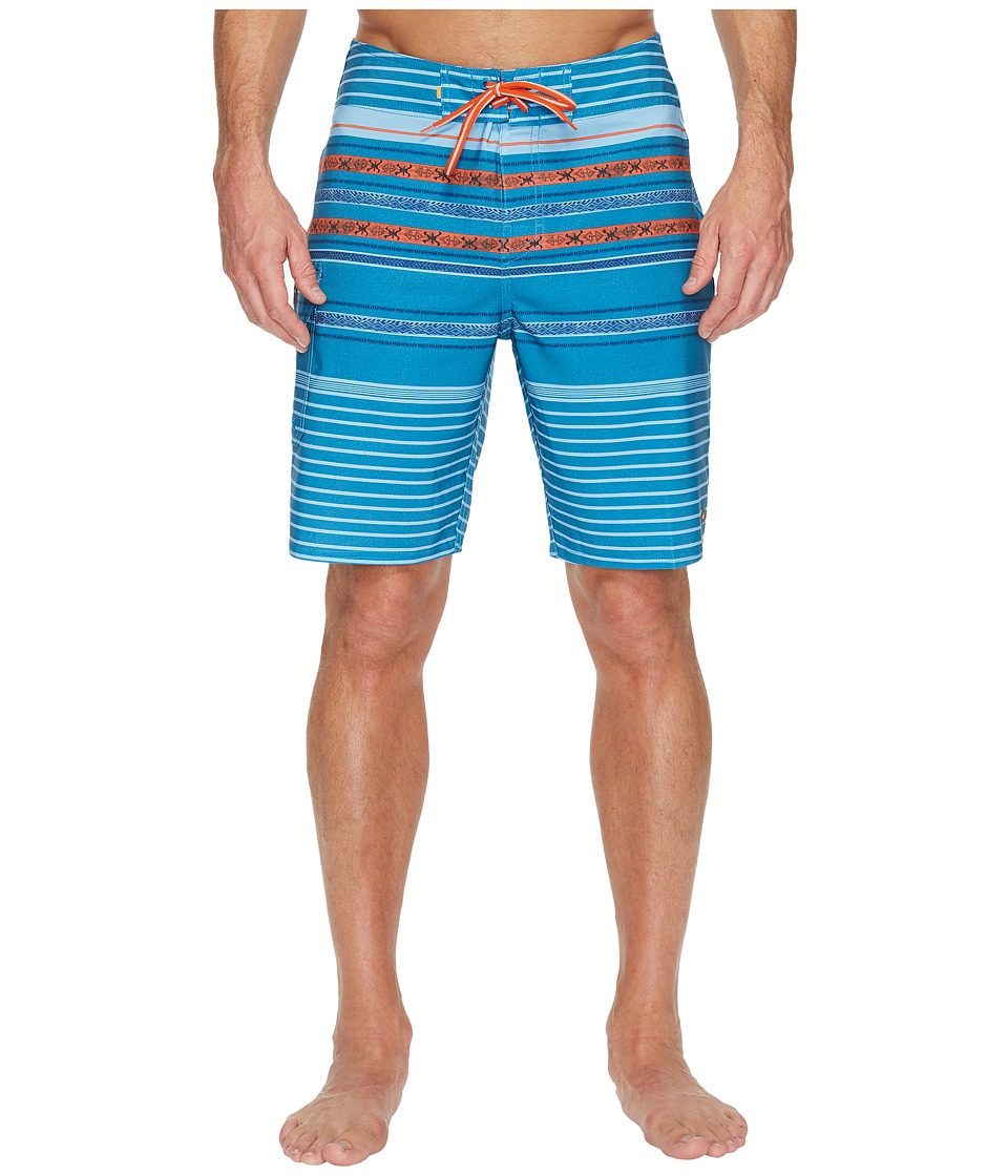 Quiksilver Waterman Inca Stripe Boardshorts (Celestial) Men