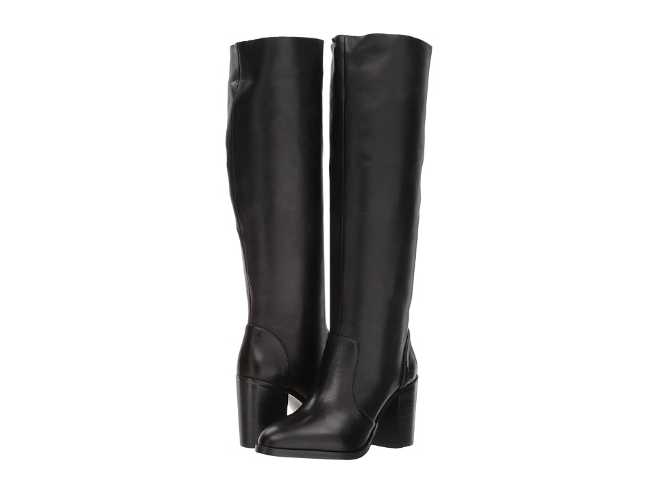 Steve Madden Remi (Black Leather) Women
