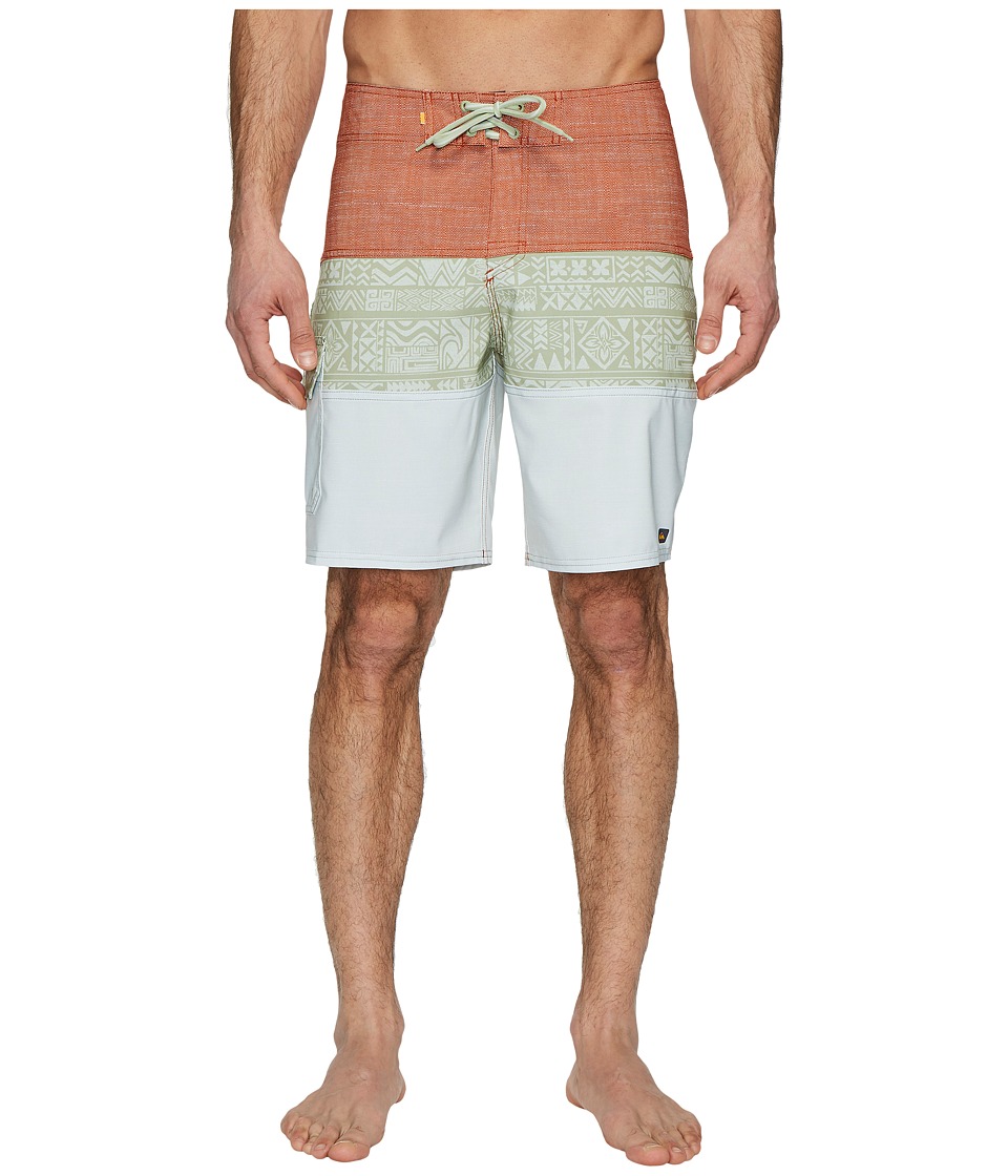 Quiksilver Waterman Fairway Tri Block Boardshorts (Reseda) Men