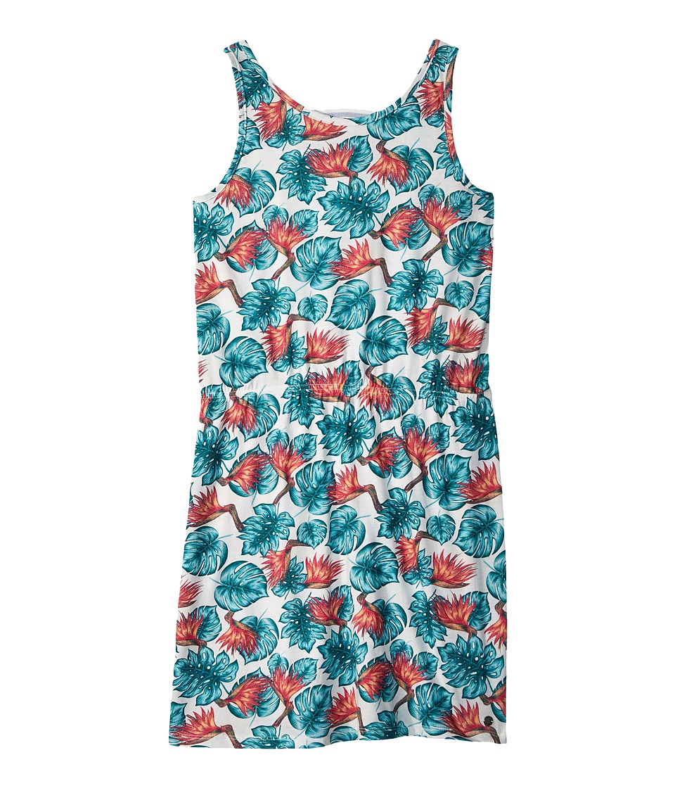 Roxy Kids Fearless Friends Dress (Big Kids) (Marshmellow/Abyssal Tropical) Girl