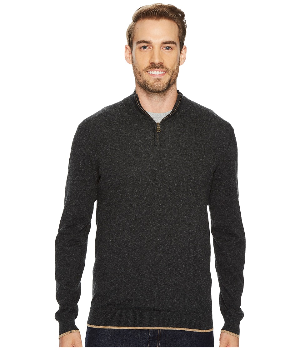 Agave Denim Latitude Long Sleeve 1/4 Zip 14GG Sweater (Stretch Limo) Men