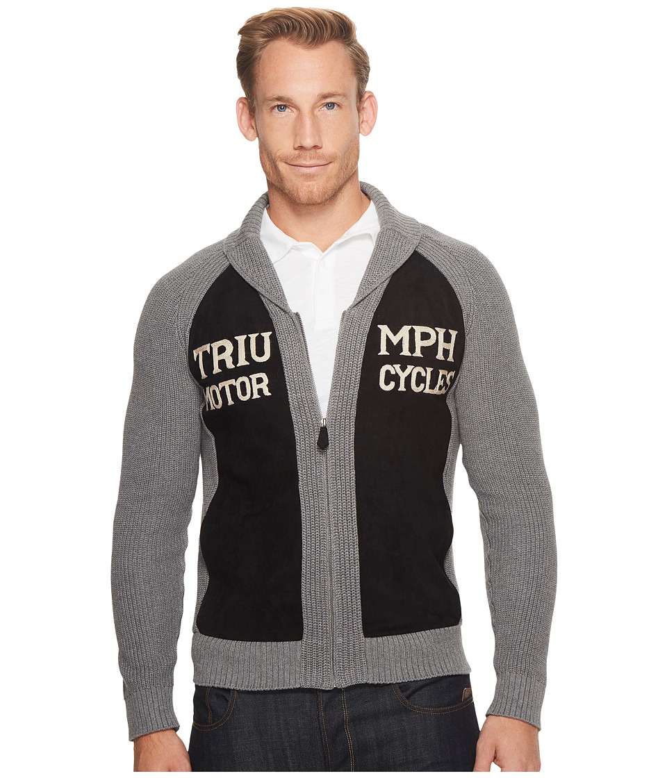 Lucky Brand Triumph Shawl Cardigan Sweater (Multi) Men