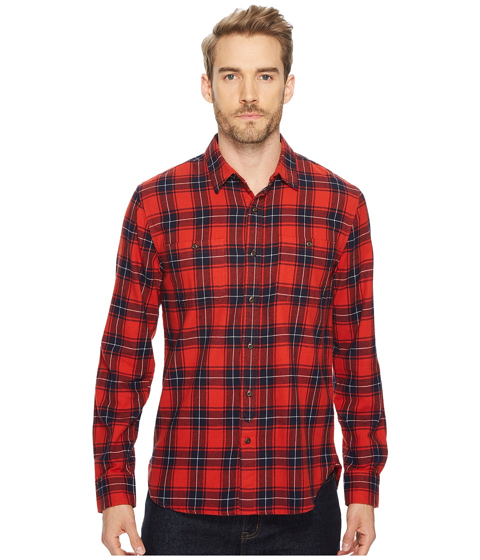 Lucky Brand Mason Workwear Shirt (Red Multi) Men