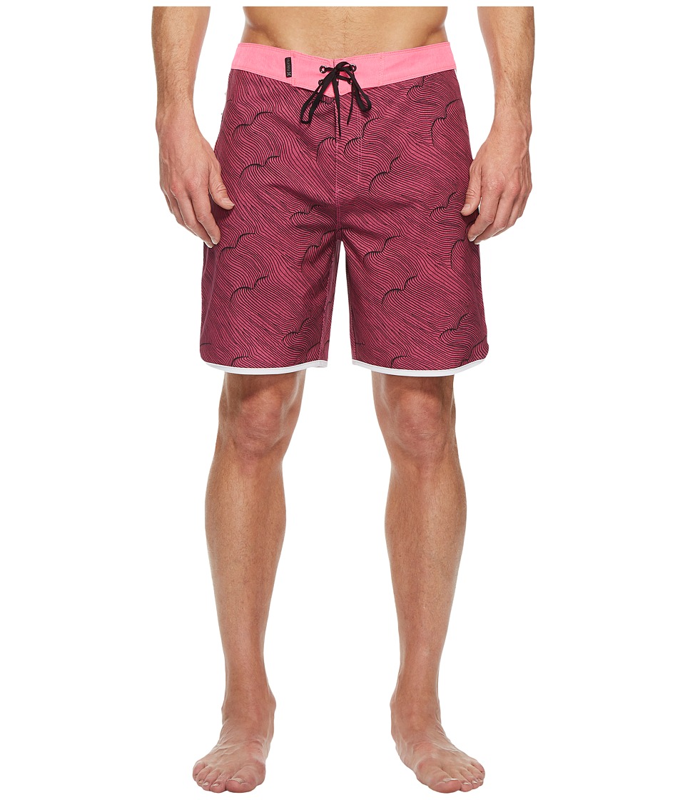 Hurley Phantom Thalia Street 18 Boardshorts (Hyper Pink) Men