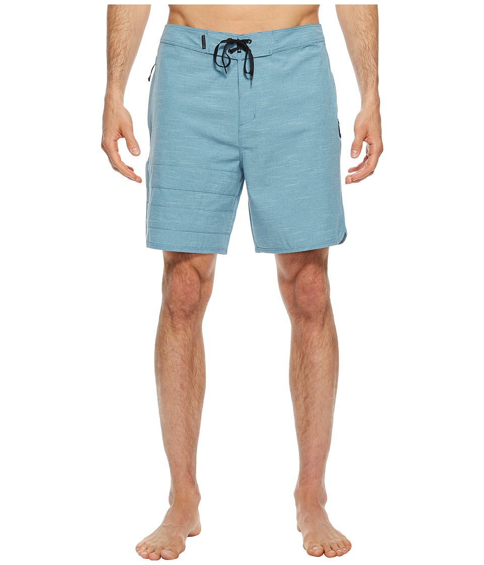 Hurley Phantom Block Party Slub 18 Boardshorts (Noise Aqua) Men