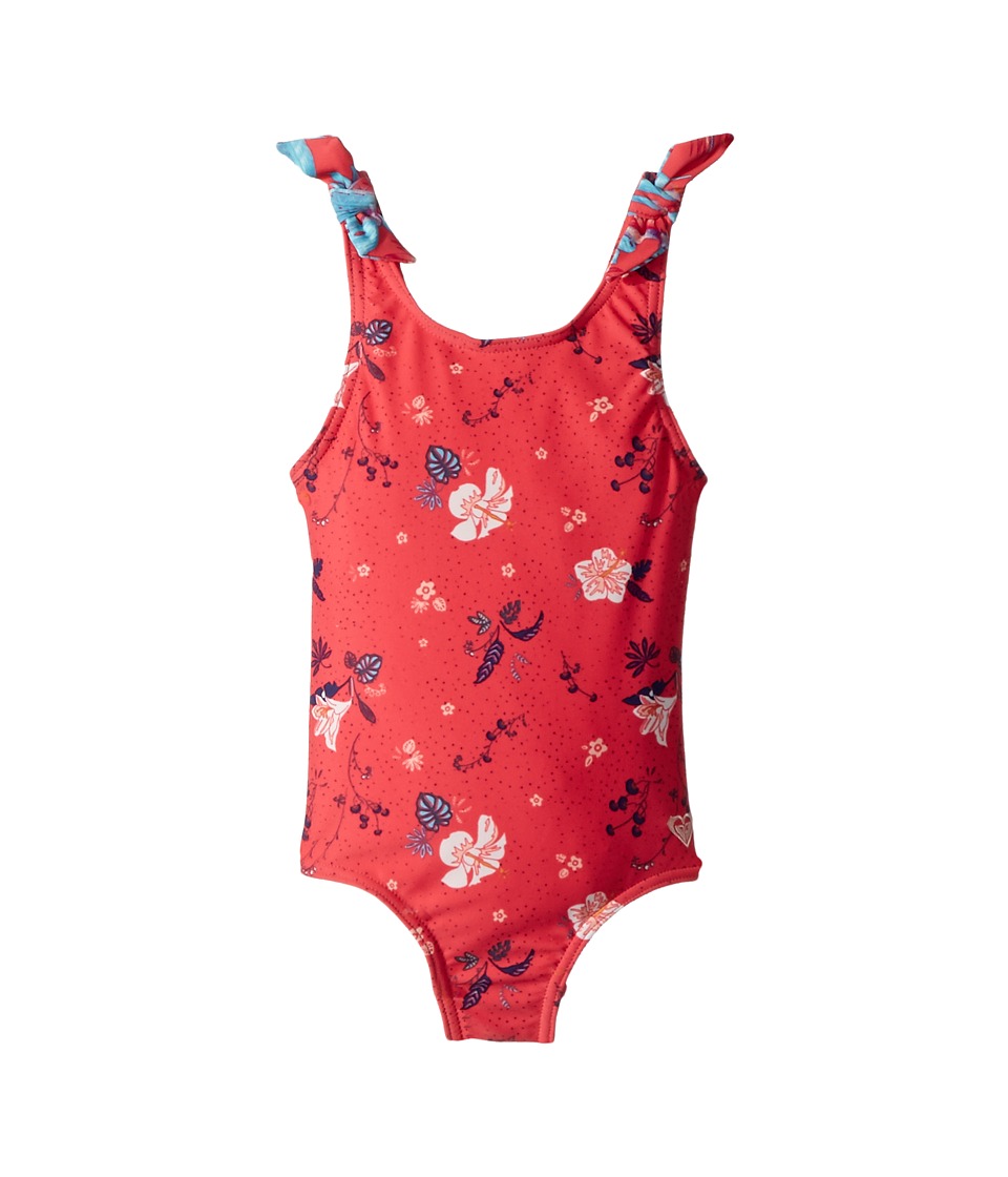 Roxy Kids Mermaid One-Piece (Toddler/Little Kids) (Rouge Red/Tropicool) Girl