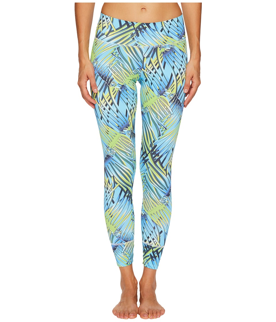 Letarte Blue Palm Leggings (Blue Palm) Women