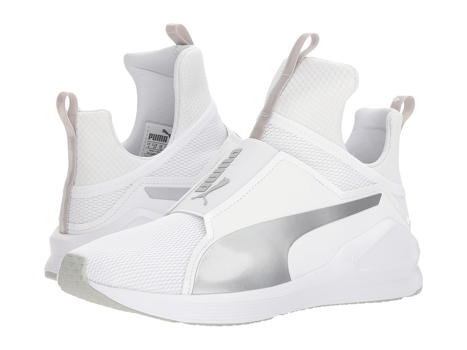 Puma Kids Fierce Core (Big Kid) (Puma White/Gray Violet) Girls Shoes