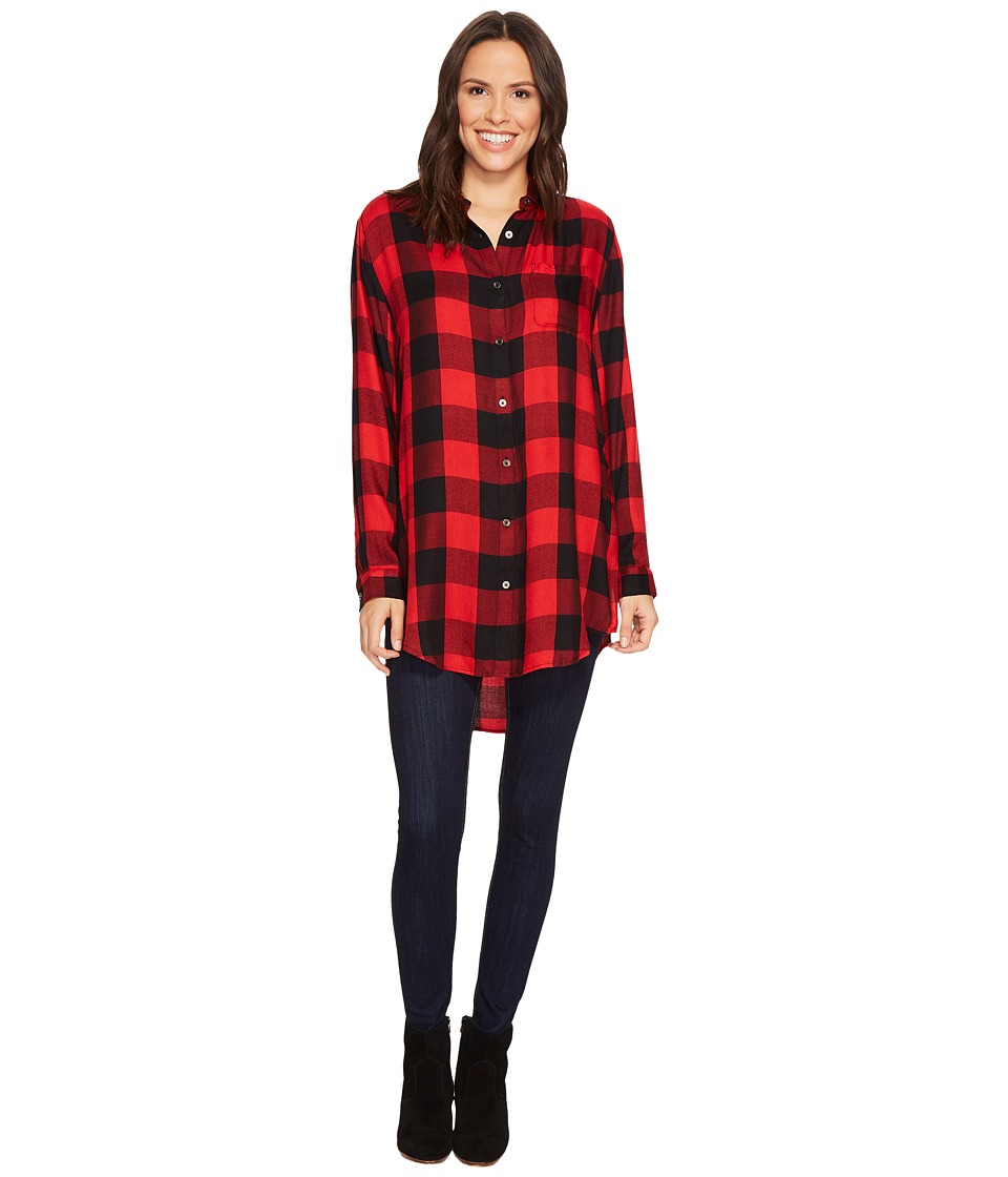 Jag Jeans Magnolia Tunic (Red/Black) Women
