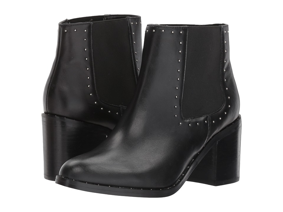Steve Madden Malorie (Black Leather) Women