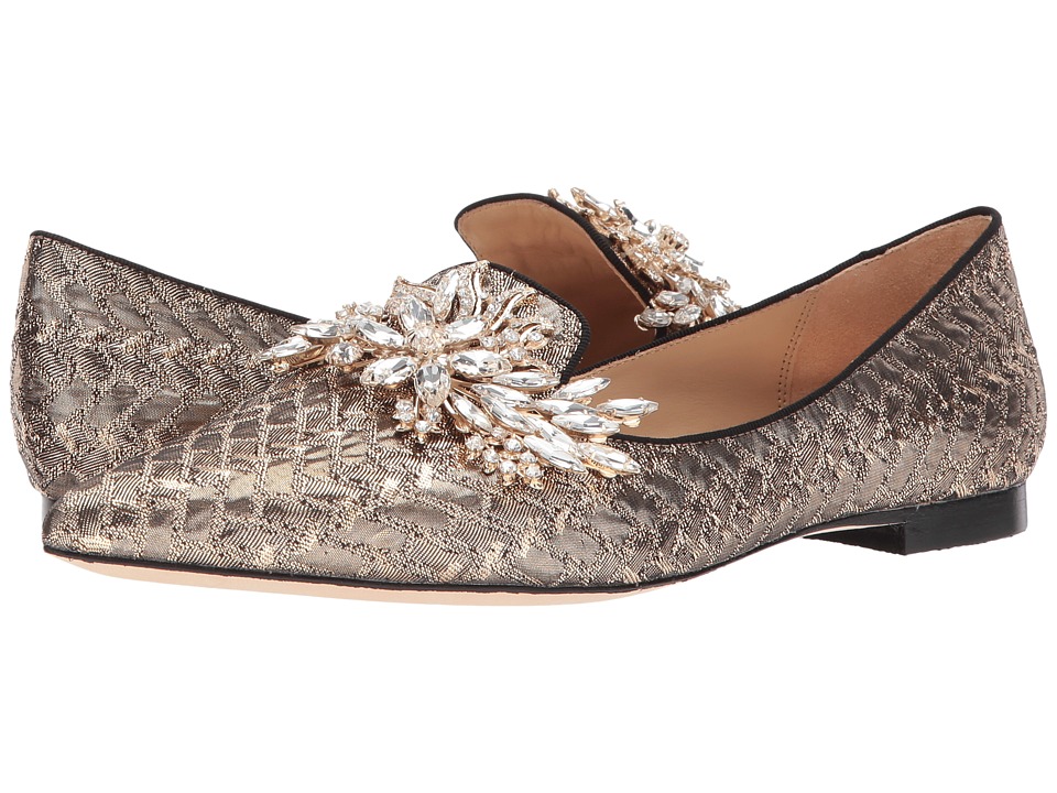 Badgley Mischka Mandy (Antique Gold Metallic Brocade) Women