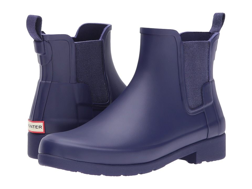 Hunter Original Refined Chelsea Boots (Neptune) Women