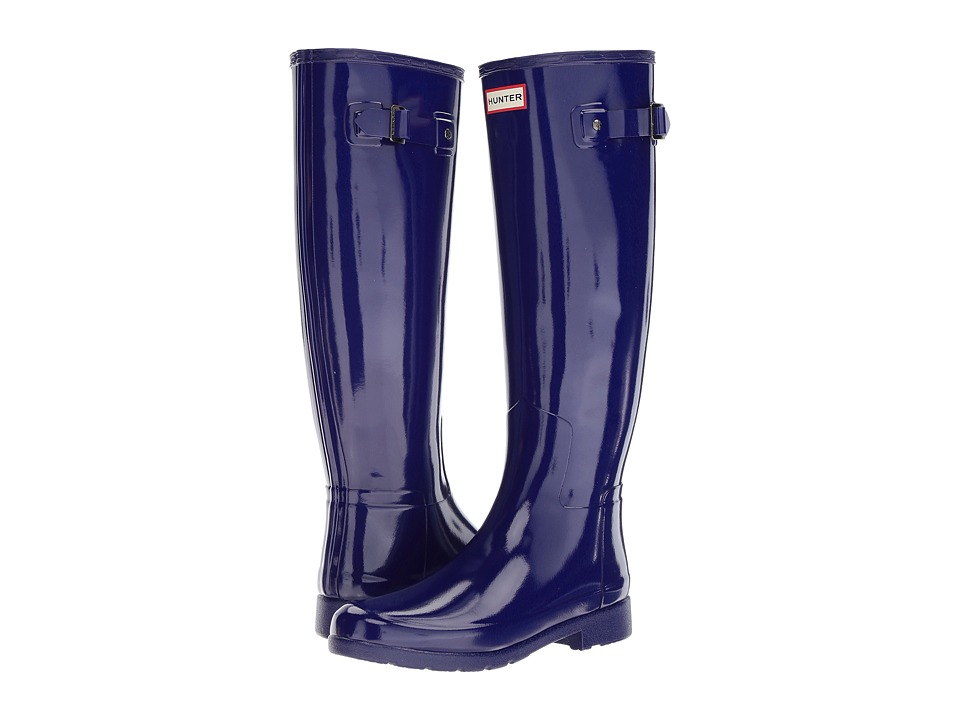 Hunter Original Refined Gloss Rain Boots (Neptune) Women