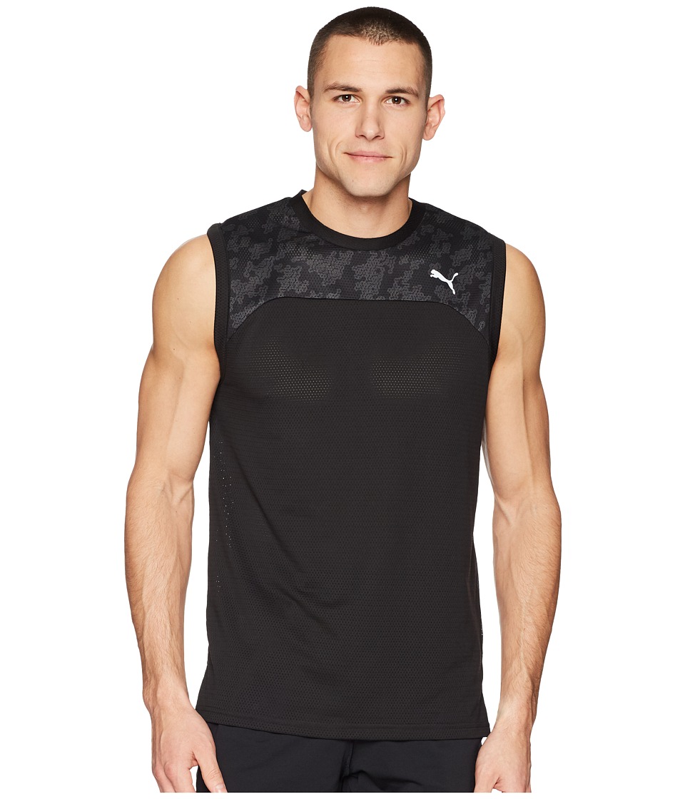 PUMA Oceanaire Mesh Sleeveless Tee (PUMA Black) Men