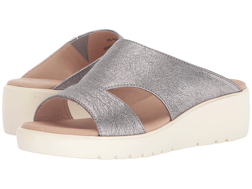 Johnston & Murphy Carly (Pewter Metallic Leather) Women
