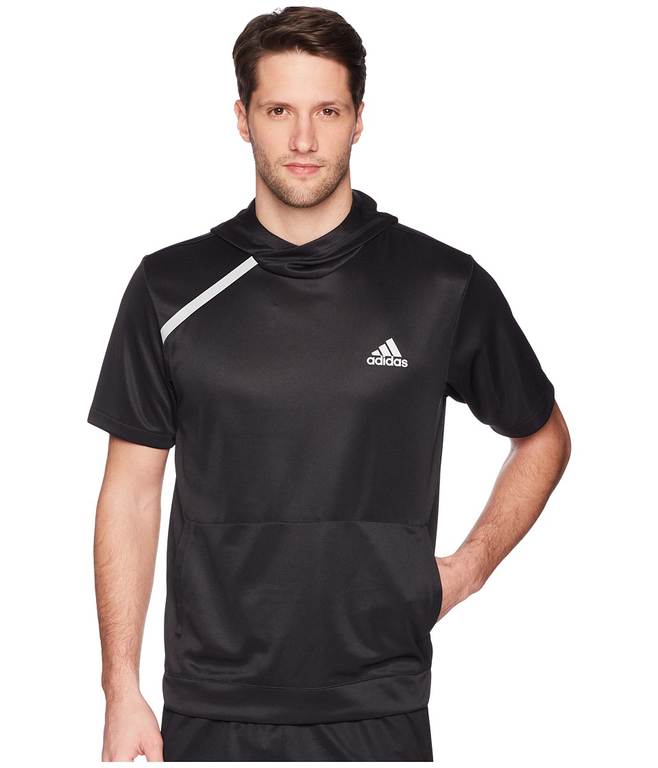 adidas Sport Shooter Tee with Hoodie (Black) Men