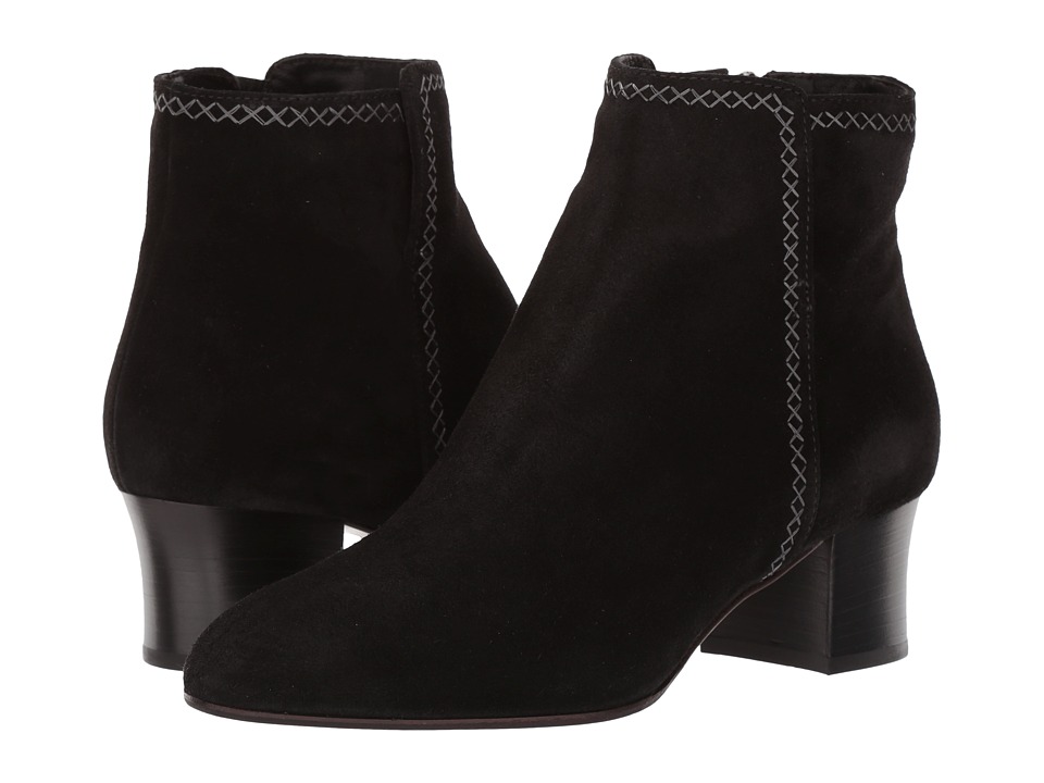 Aquatalia Florine (Black Suede) Women