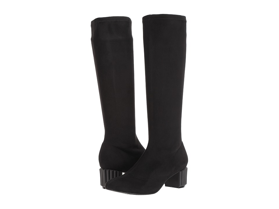 Nina Bam (Black Stretch Glam Suede) Women