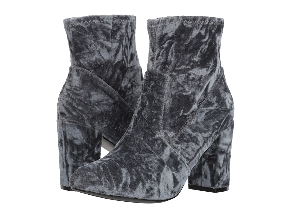Steve Madden Emison-V (Grey Velvet) Women