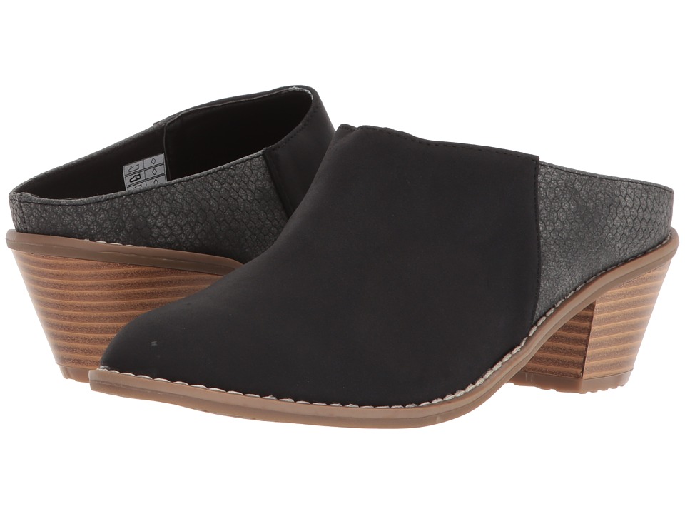 Rocket Dog Beez (Black Francois) Women\u0027s Clog/Mule Shoes