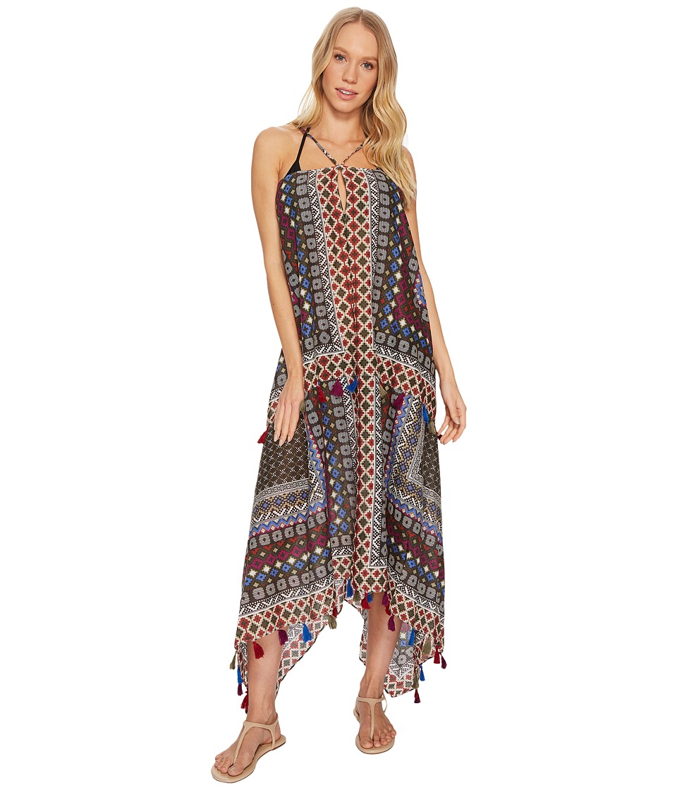 Miraclesuit Ladies of the Canyon Joni Dress Cover-Up (Black Multi) Women