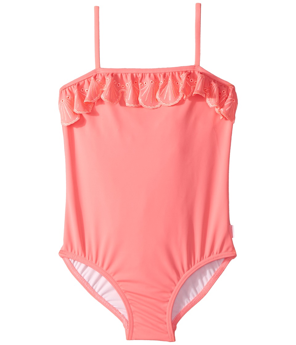 Seafolly Kids Sweet Summer Frill Tube Tank One-Piece (Infant/Toddler/Little Kids) (Rose Pink) Girl