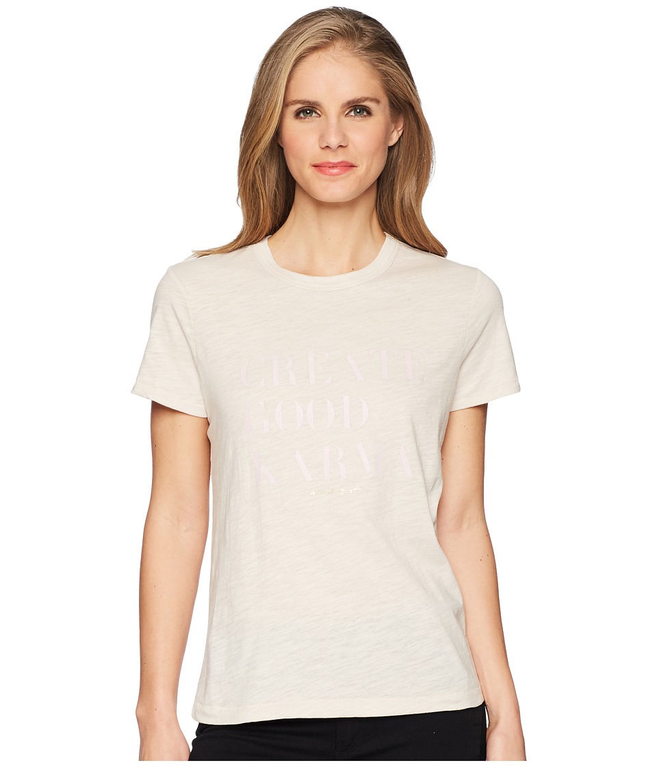 Spiritual Gangster Good Karma Tee (Sand) Women