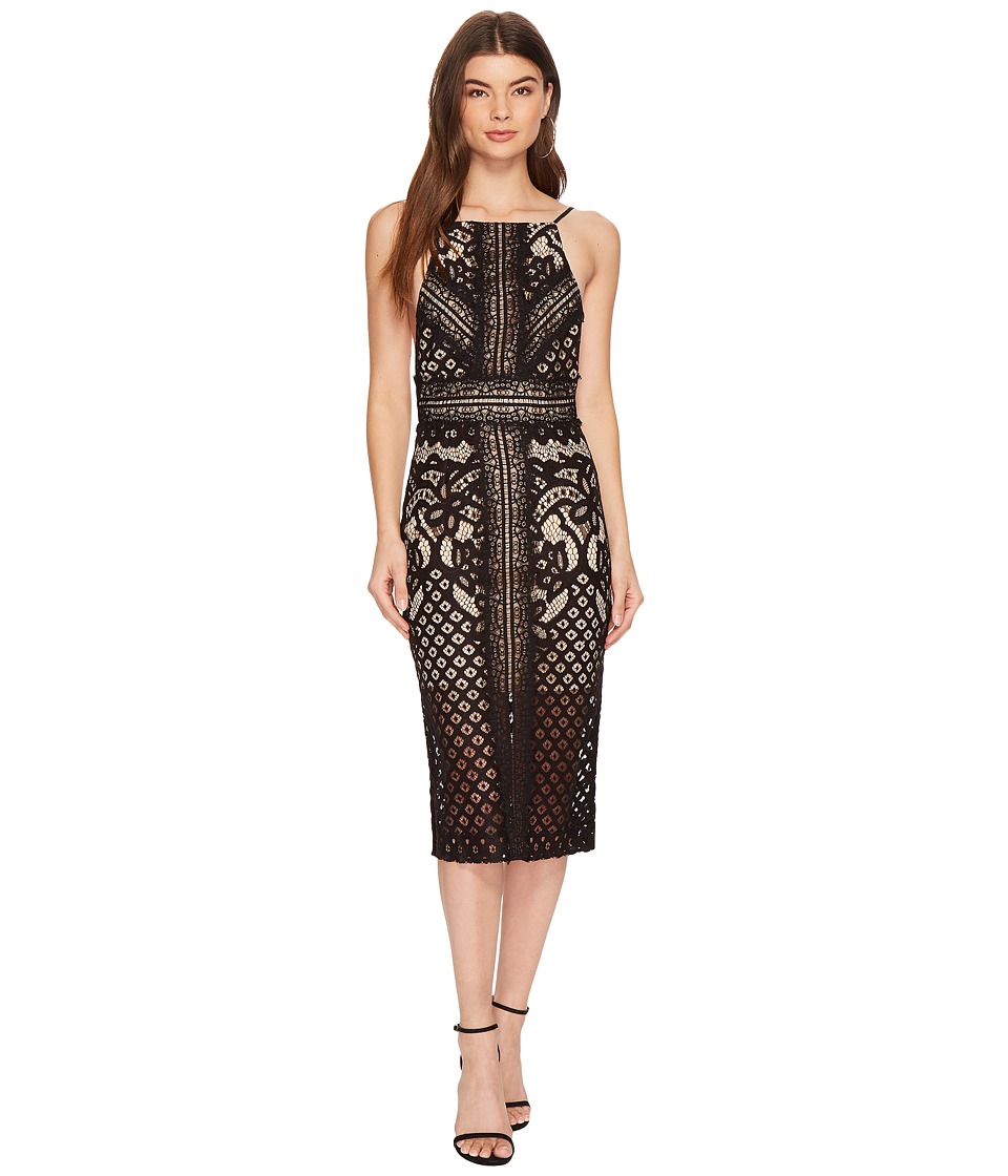 KEEPSAKE THE LABEL Bridges Lace Midi Dress (Black) Women