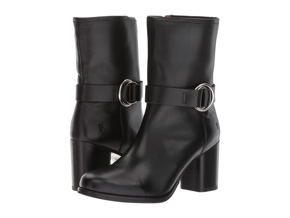 Frye Addie Harness Mid (Black) Women