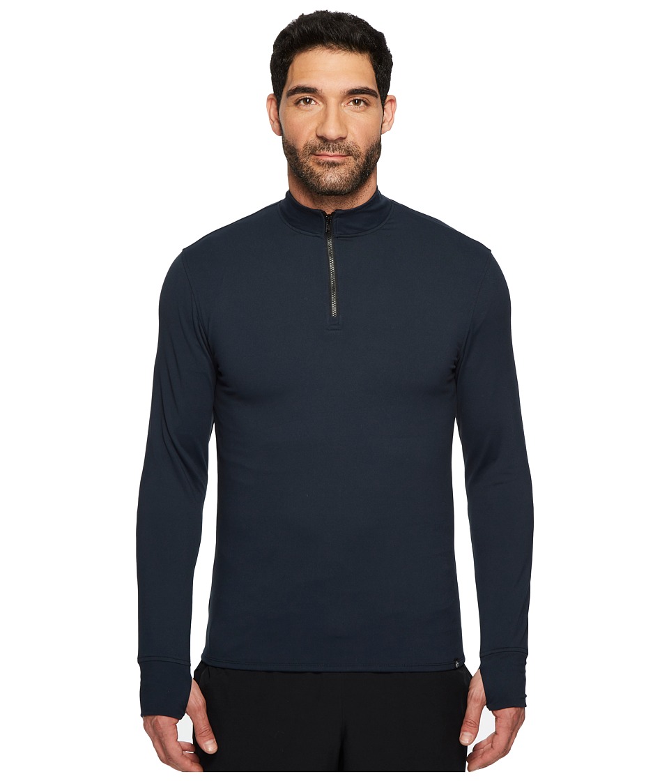 Threads 4 Thought Rio 1/4 Neck Pullover (Poly Spandex) (Deep Sea) Men