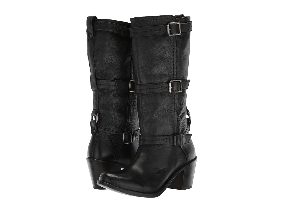 Frye Carmen 3 Strap (Black) Women