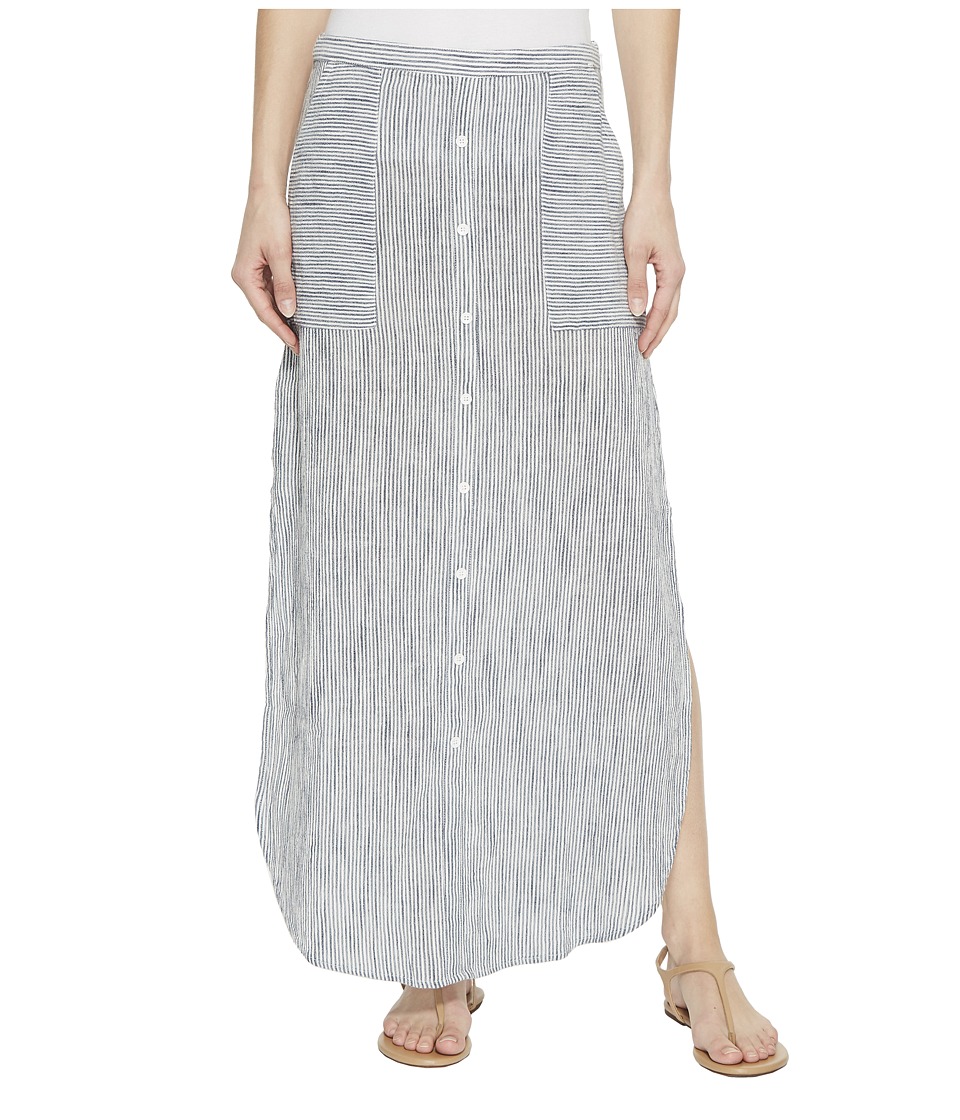 Roxy Sunset Islands Yarn-Dyed Skirt (Marshmallow La Petite Stripe) Women